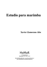 Estudio para Marimba